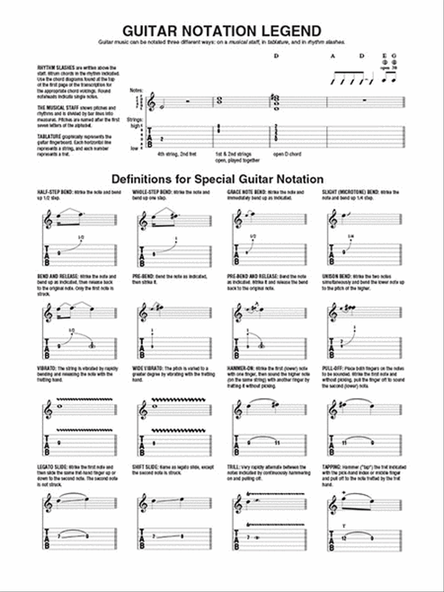 Classic Rock Guitar Bible – 2nd Edition Electric Guitar scores gallery preview page 5