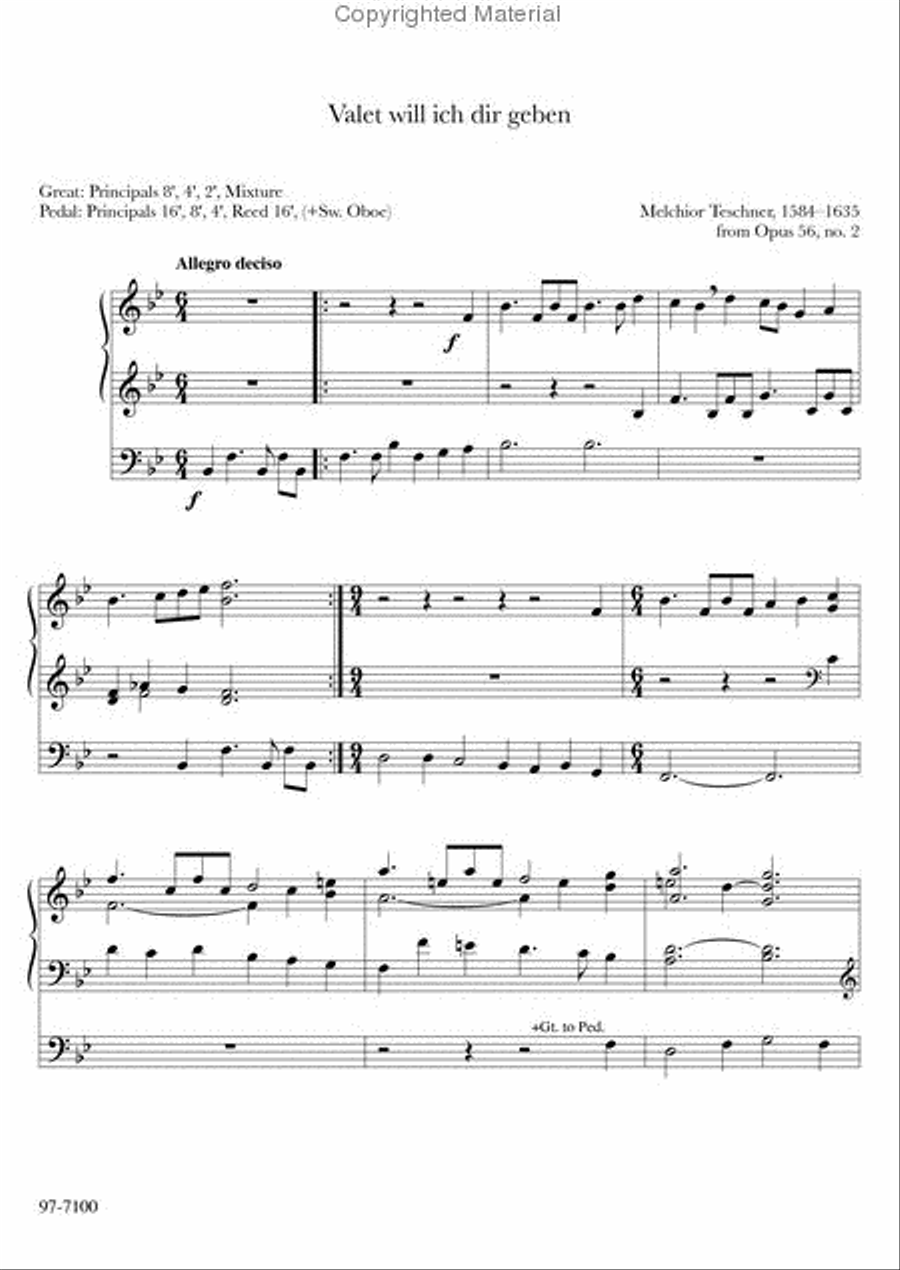 Master Organ Works of Jan Bender, Vol. 3 Organ scores gallery preview page 14