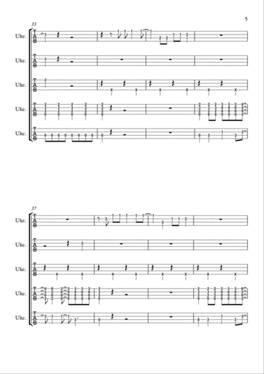 Despicable Me Despicable Me Ukulele scores gallery preview page 5