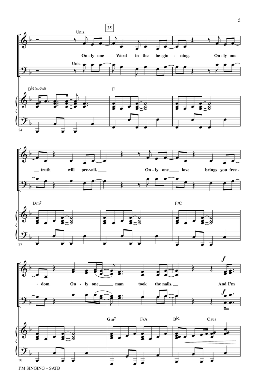 I'm Singing 4-Part scores gallery preview page 4