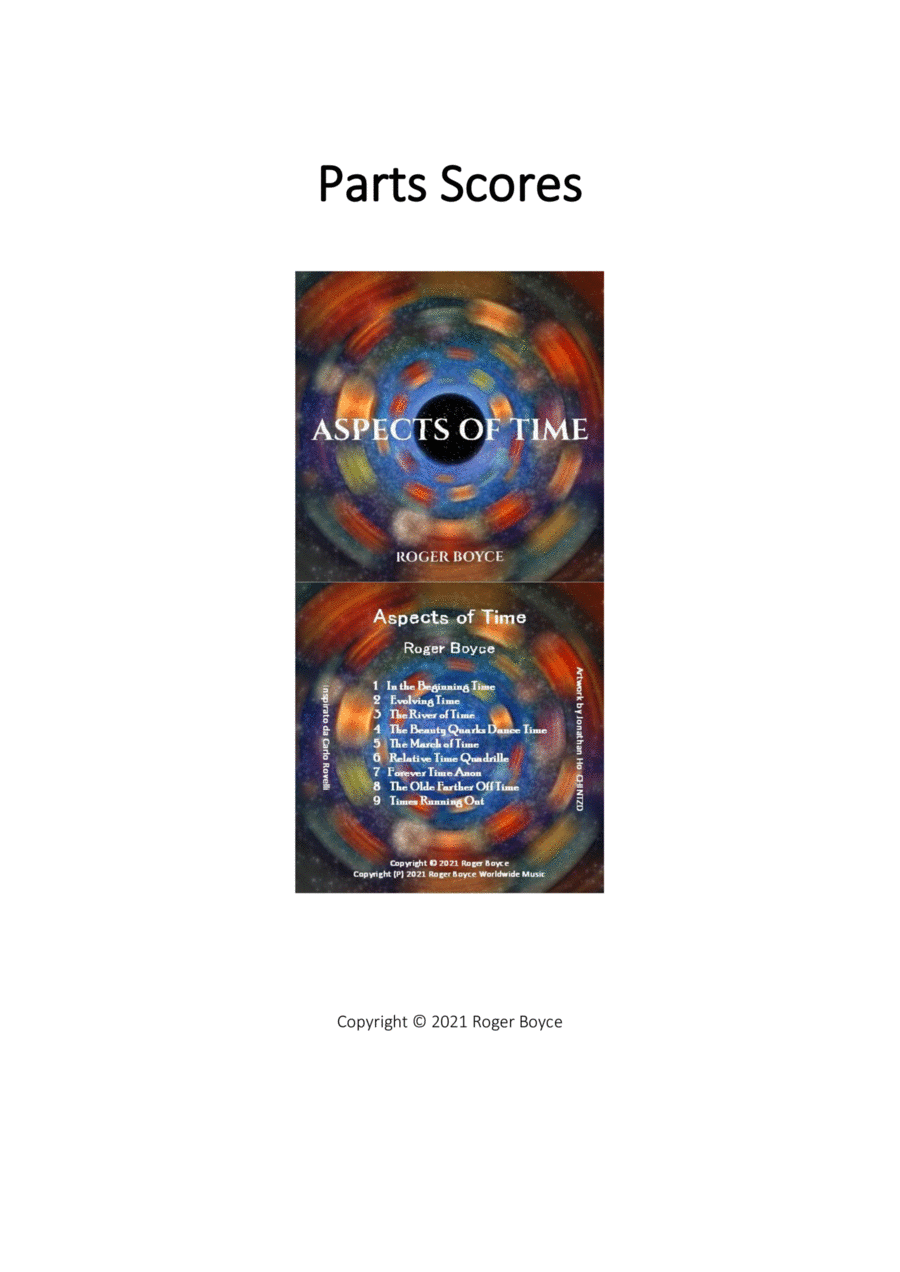 Aspects of Time - Parts Full Orchestra scores gallery preview page 1