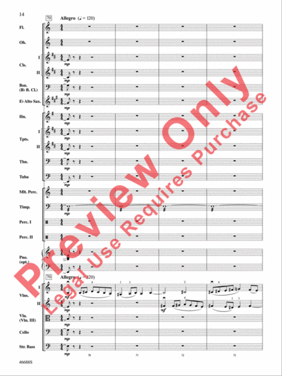 Russian Christmas Music Full Orchestra scores gallery preview page 15