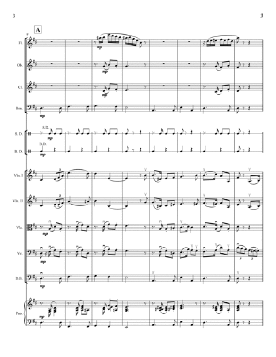 Estrellita, arranged for Chamber Orchestra Chamber Orchestra scores gallery preview page 3