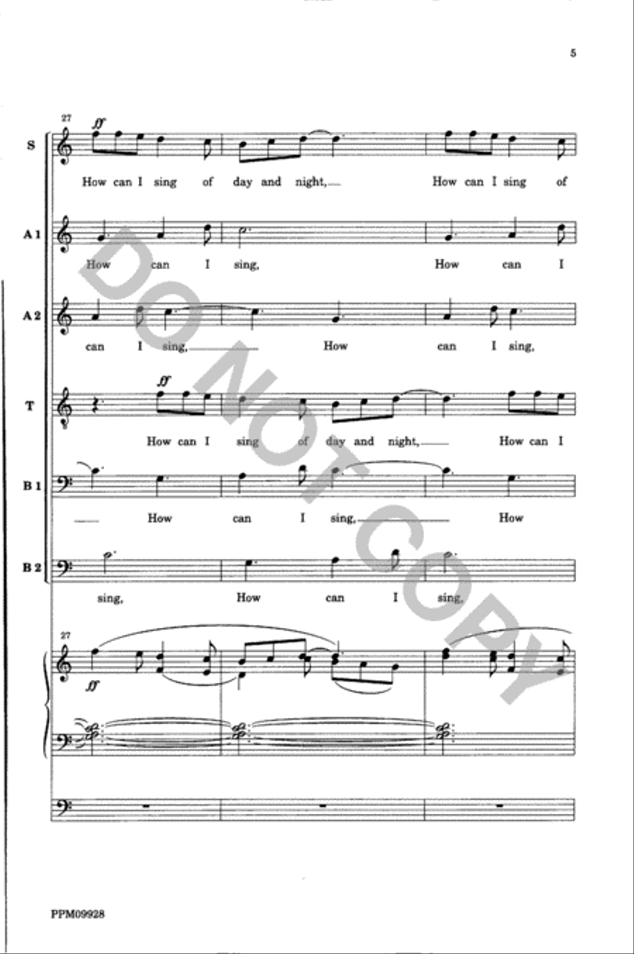 It is to God I Shall Sing Divisi scores gallery preview page 6