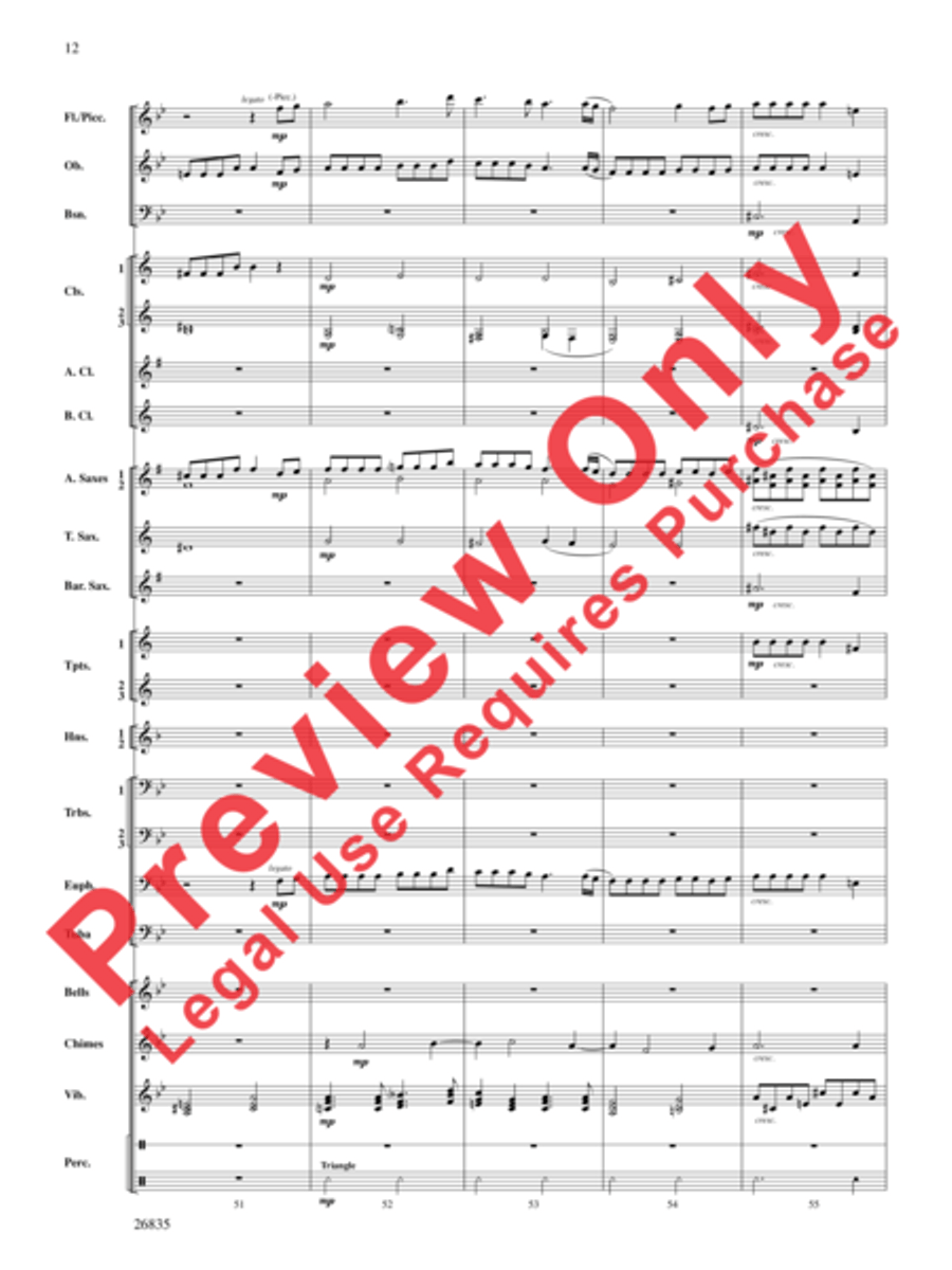 Snow Day Celebration! Concert Band scores gallery preview page 13