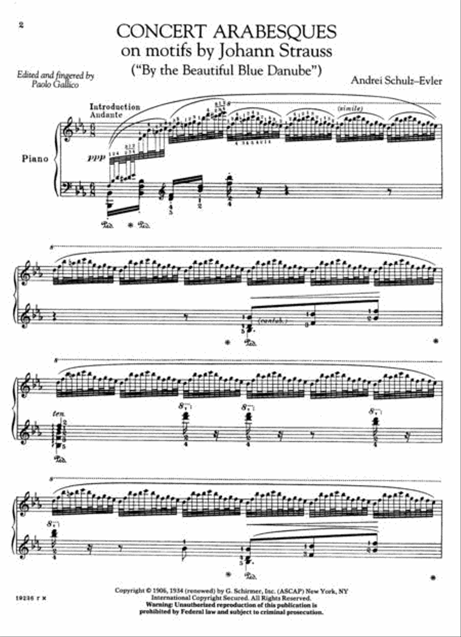 Concert Arabesques Piano Solo scores gallery preview page 2