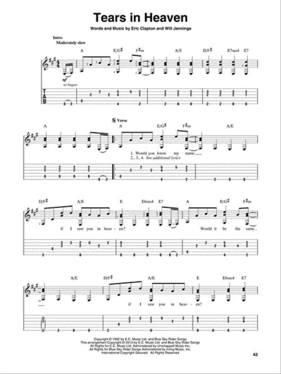 Pop/Rock Classics Electric Guitar scores gallery preview page 6