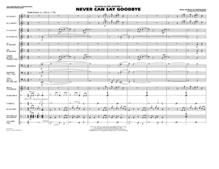 Never Can Say Goodbye - Full Score