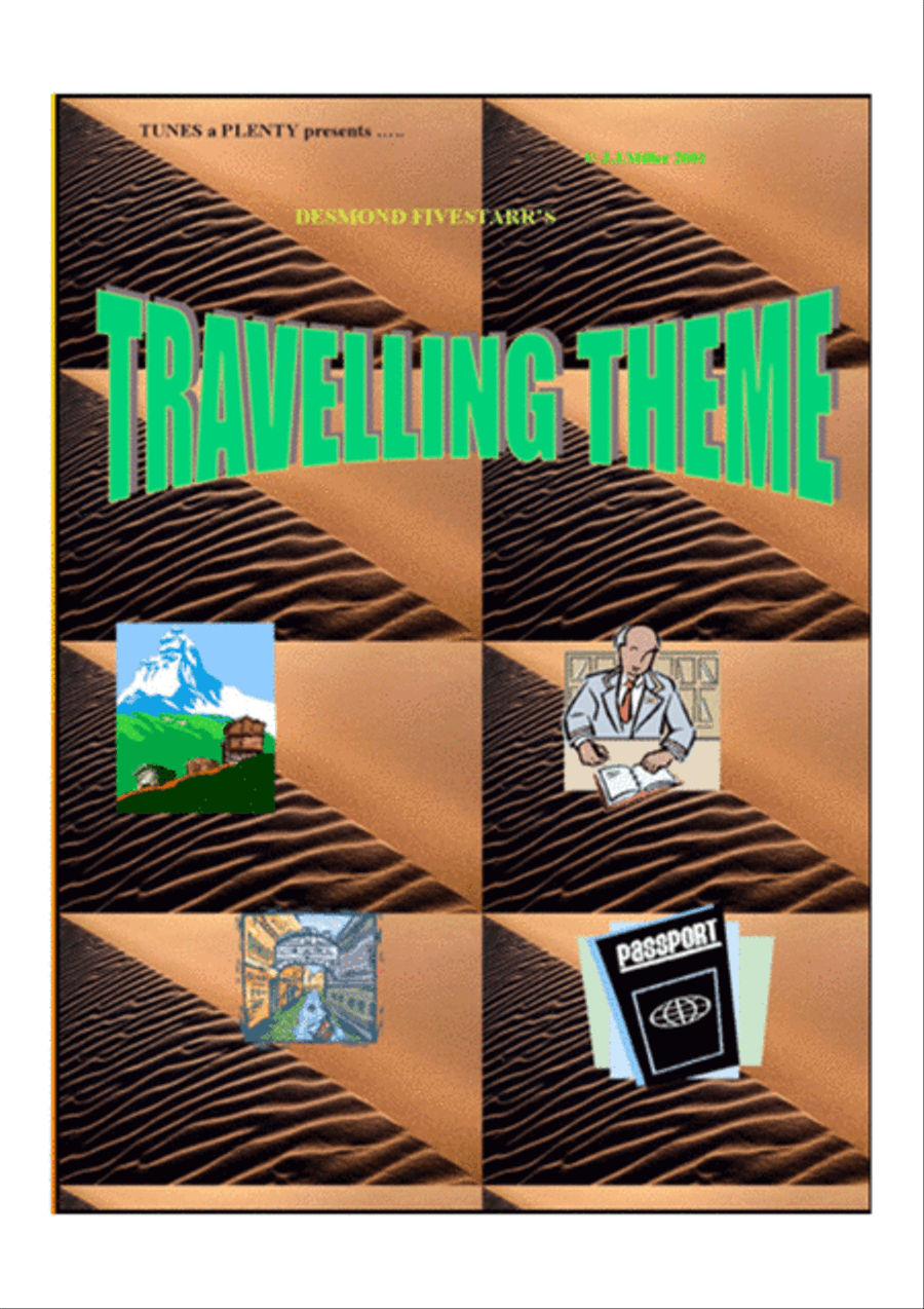 Desmond Fivestarr's Travelling Theme Large Ensemble scores gallery preview page 1