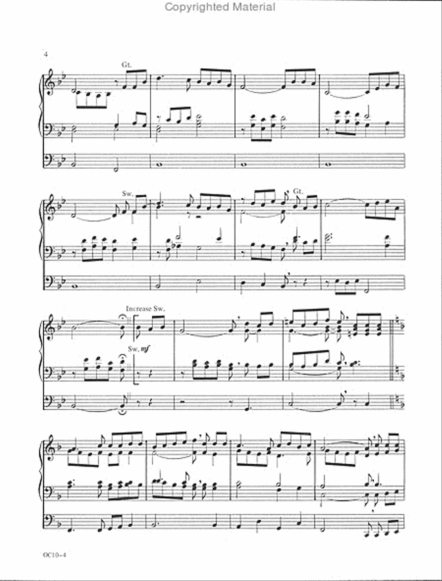 How Great Thou Art - organ solo collection Organ scores gallery preview page 3