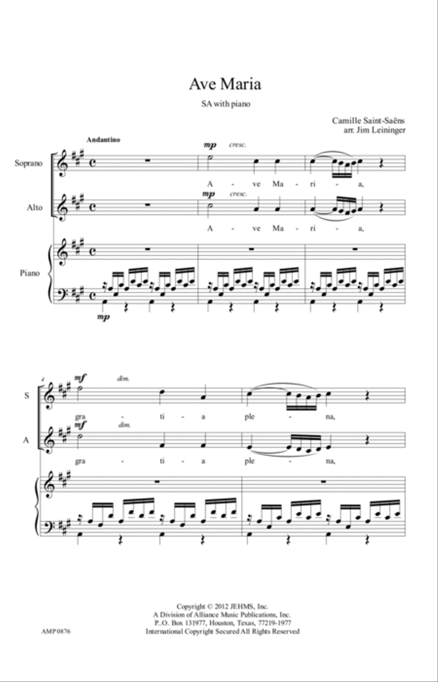 Ave Maria SA scores gallery preview page 6