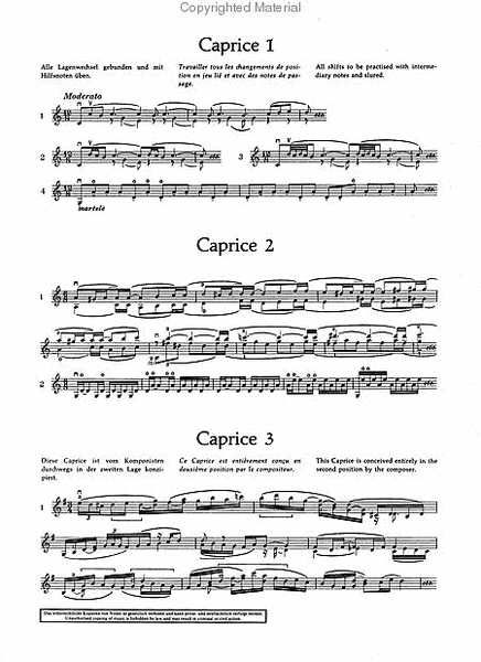 24 Caprice Etudes in the form of Etudes, in all 24 Keys