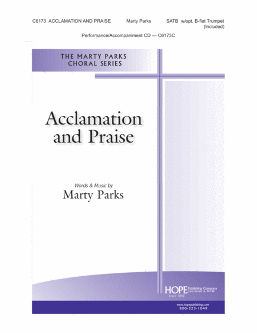 Acclamation and Praise Choir scores gallery preview page 1