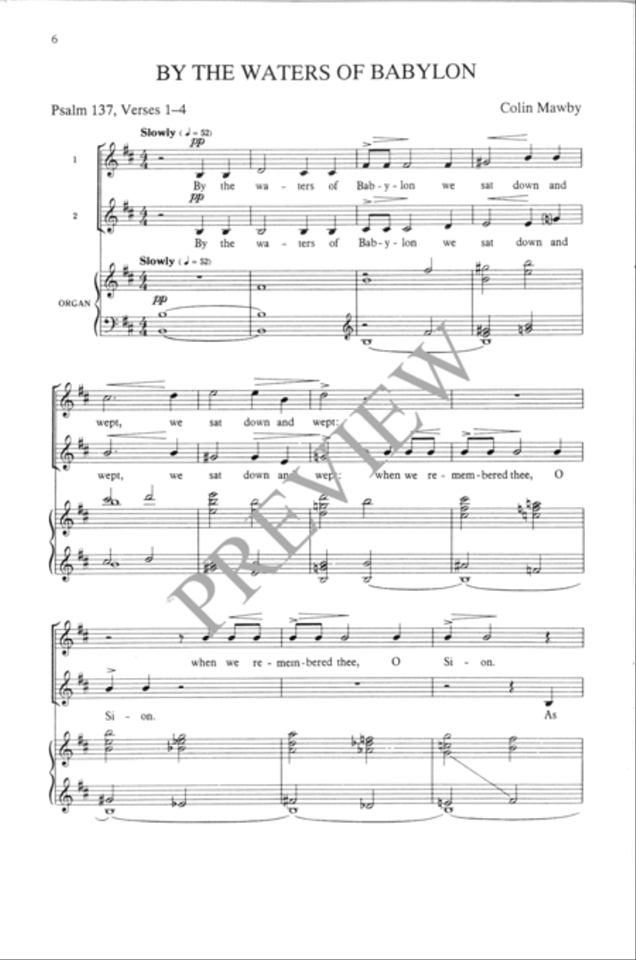 Four Psalm Settings SA scores gallery preview page 7