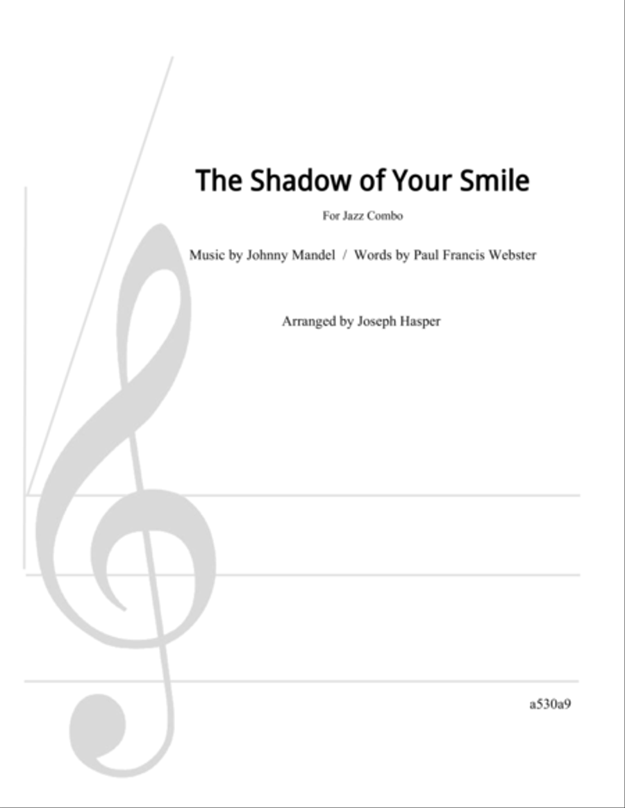 The Shadow Of Your Smile Jazz Ensemble scores gallery preview page 1