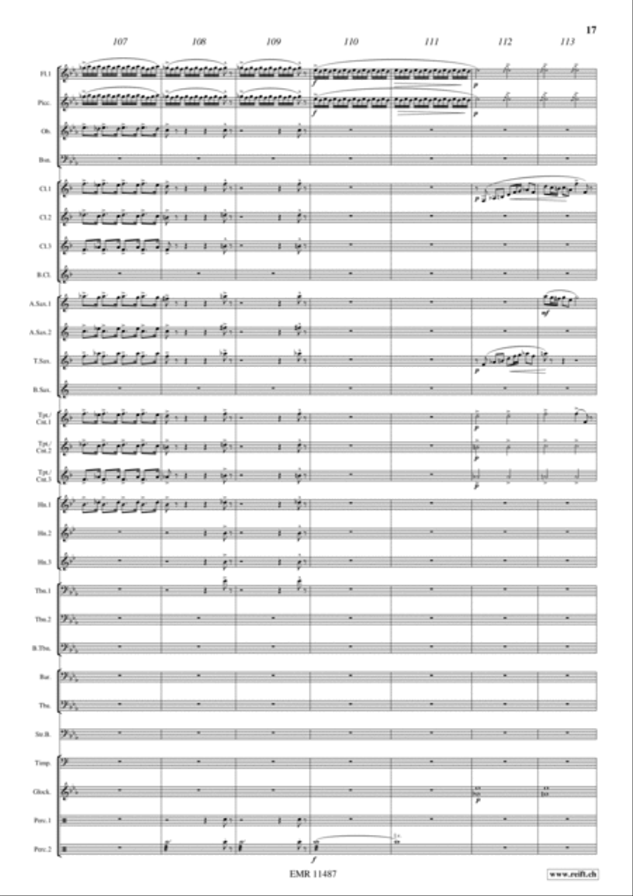 Tannhauser Overture Concert Band scores gallery preview page 18