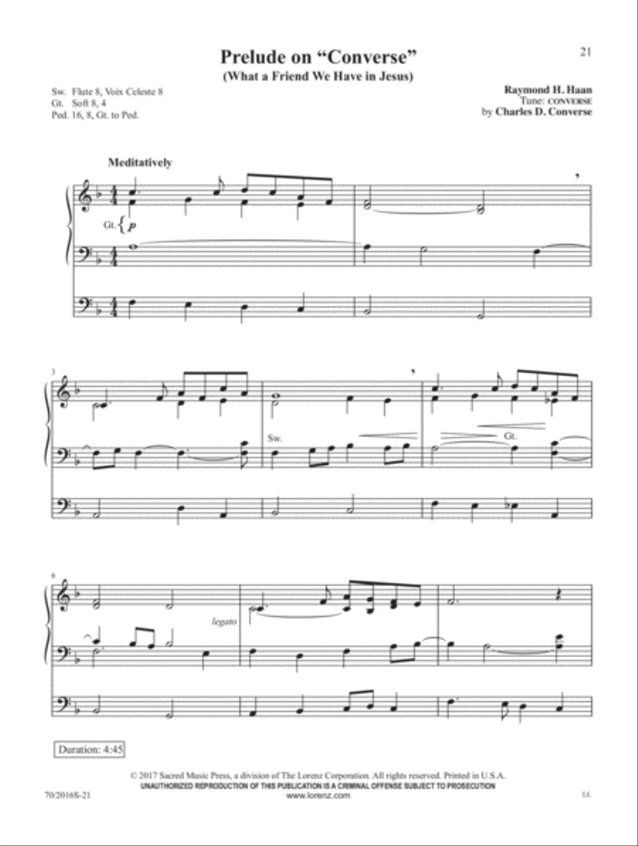 Preludes and Meditations Preludes and Meditations Organ Solo scores gallery preview page 10