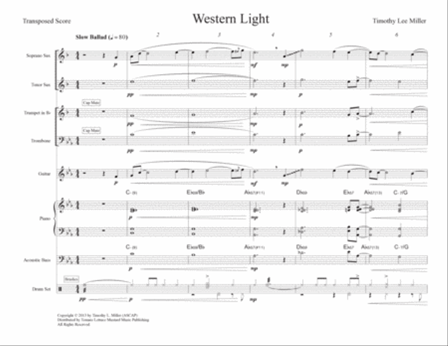 Western Light Jazz Ensemble scores gallery preview page 3