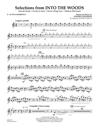 Selections from Into the Woods - Eb Alto Saxophone 1