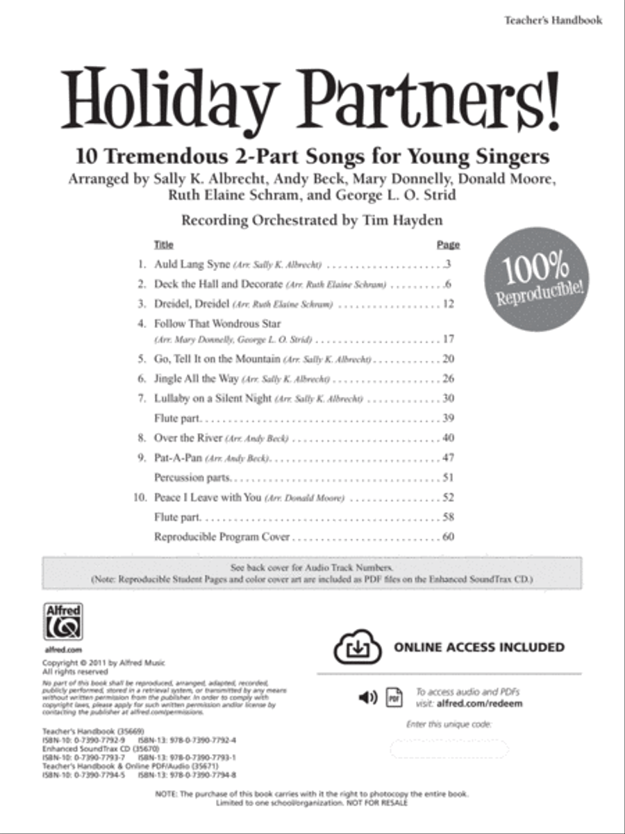 Holiday Partners! Holiday Partners! Voice scores gallery preview page 2