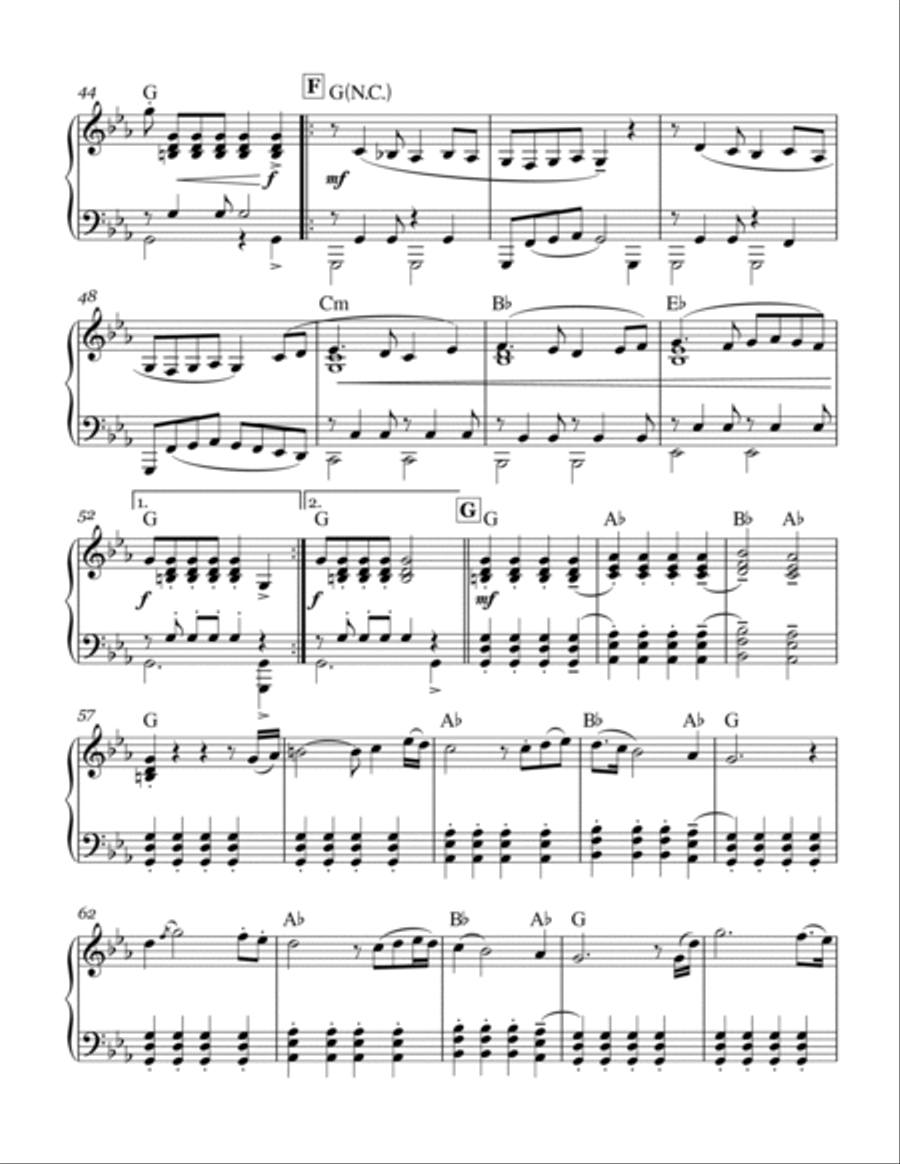 Amman Piano Solo scores gallery preview page 3