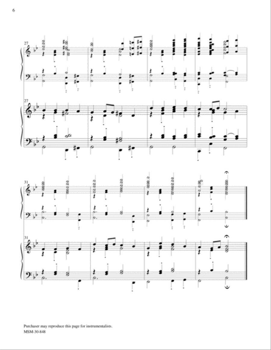 BEECHER from Let Praises Ring, V3 5-Octaves scores gallery preview page 4