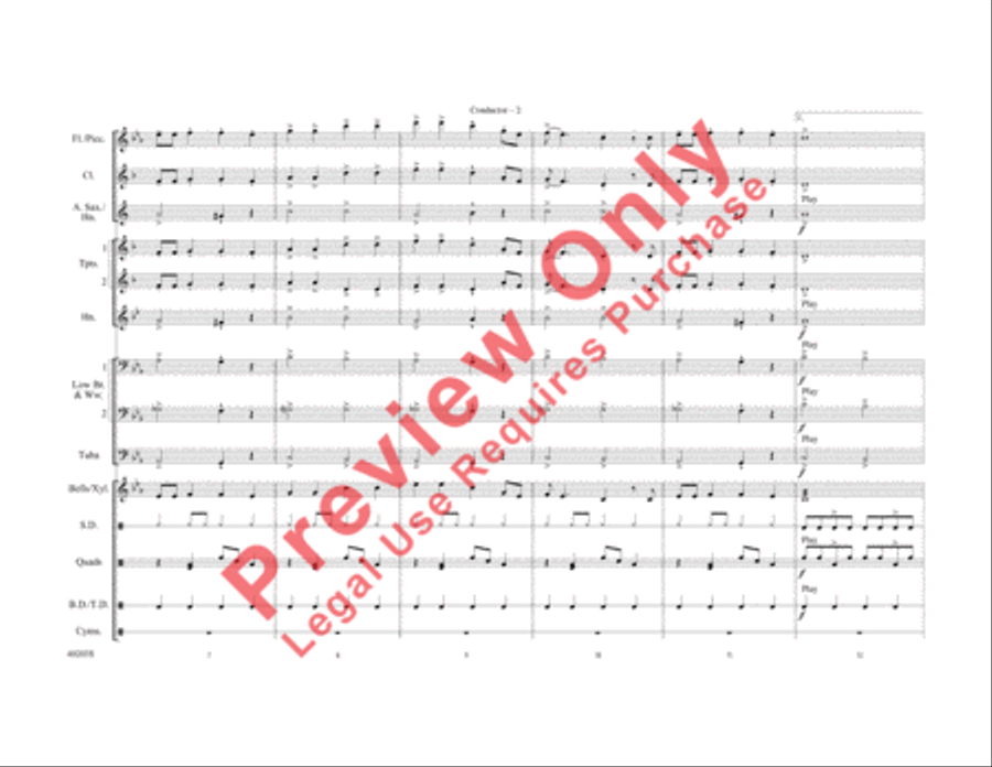 Hit the Road Jack Hit the Road Jack Marching Band scores gallery preview page 10