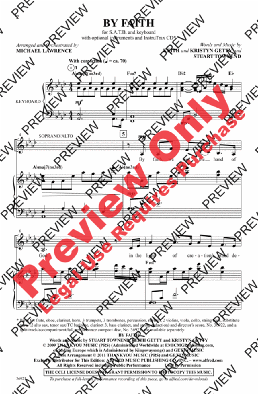 By Faith 4-Part scores gallery preview page 2