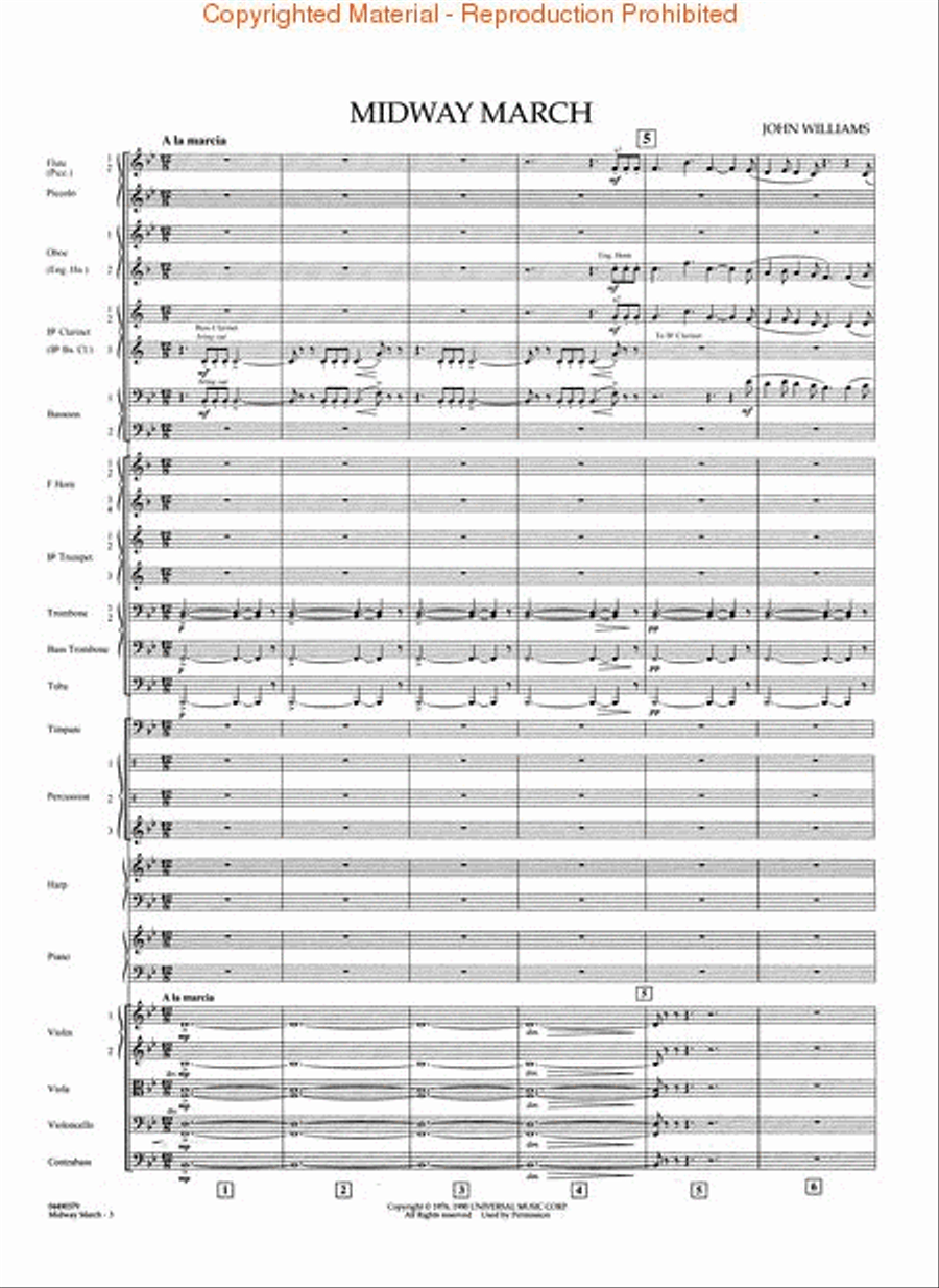 Midway March Full Orchestra scores gallery preview page 2