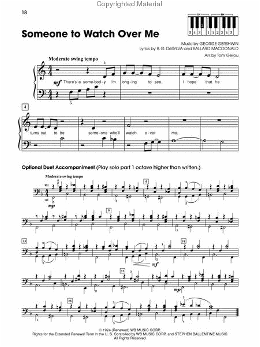 Gershwin Classics Piano Solo scores gallery preview page 3