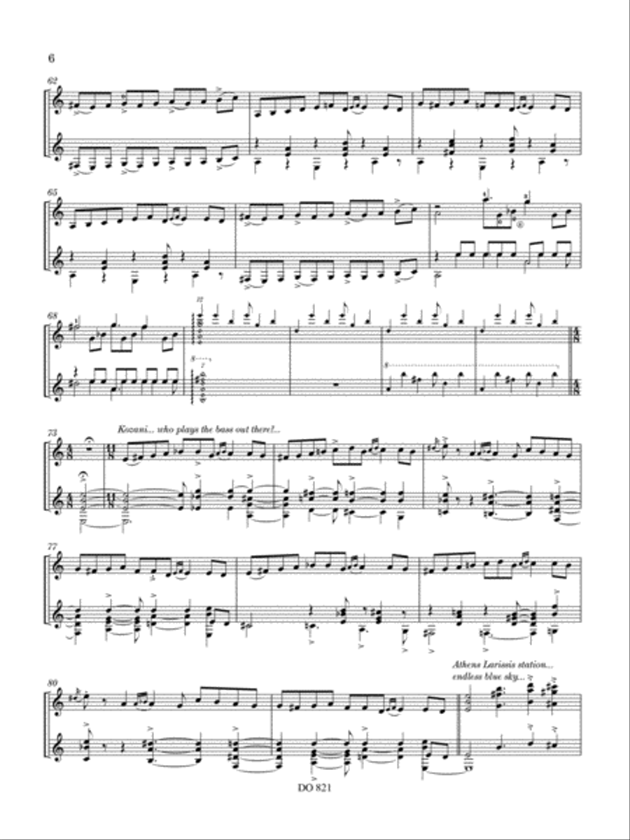 Balkan Express Classical Guitar scores gallery preview page 6