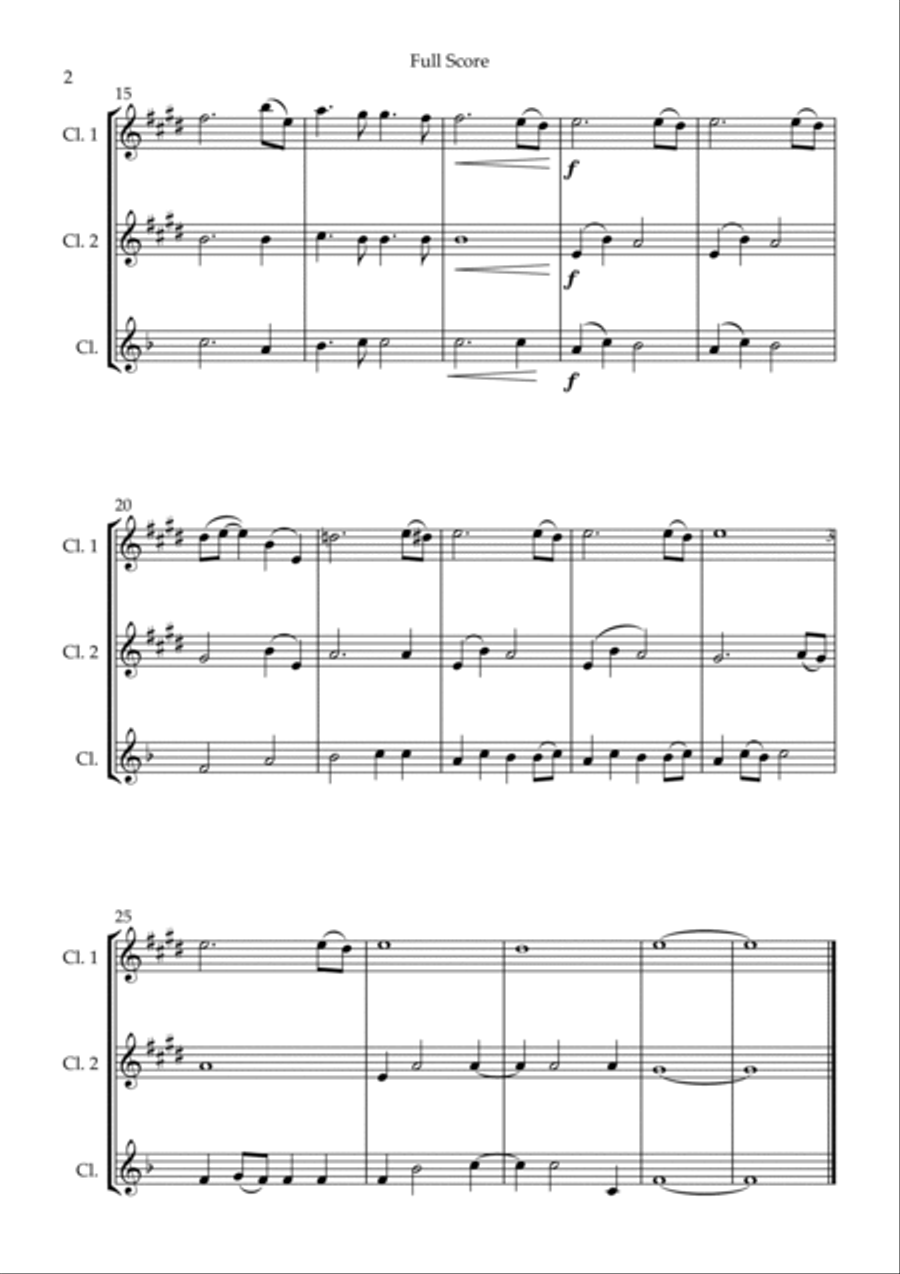 Jurassic Park Iii Woodwind Trio scores gallery preview page 2
