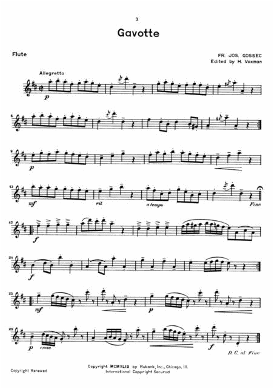 Concert and Contest Collection for C Flute Concert Band Methods scores gallery preview page 2