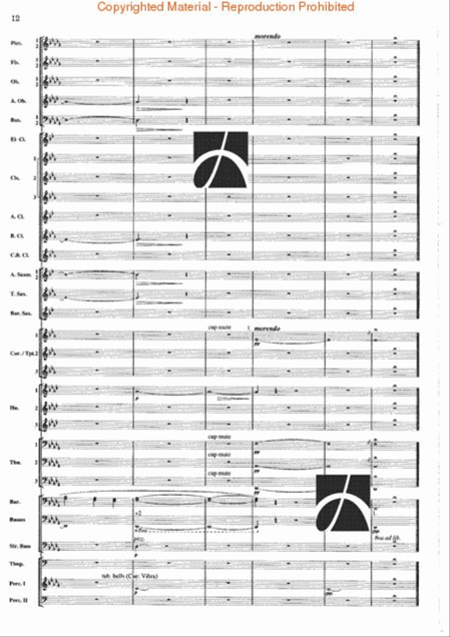 Canterbury Chorale Concert Band scores gallery preview page 12