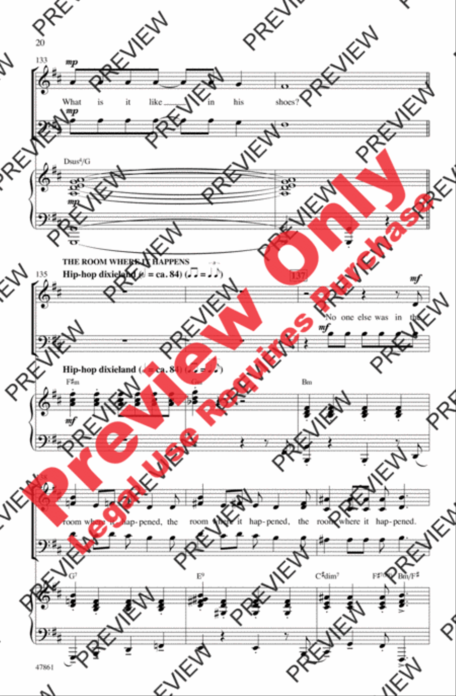 Hamilton Highlights 3-Part scores gallery preview page 20