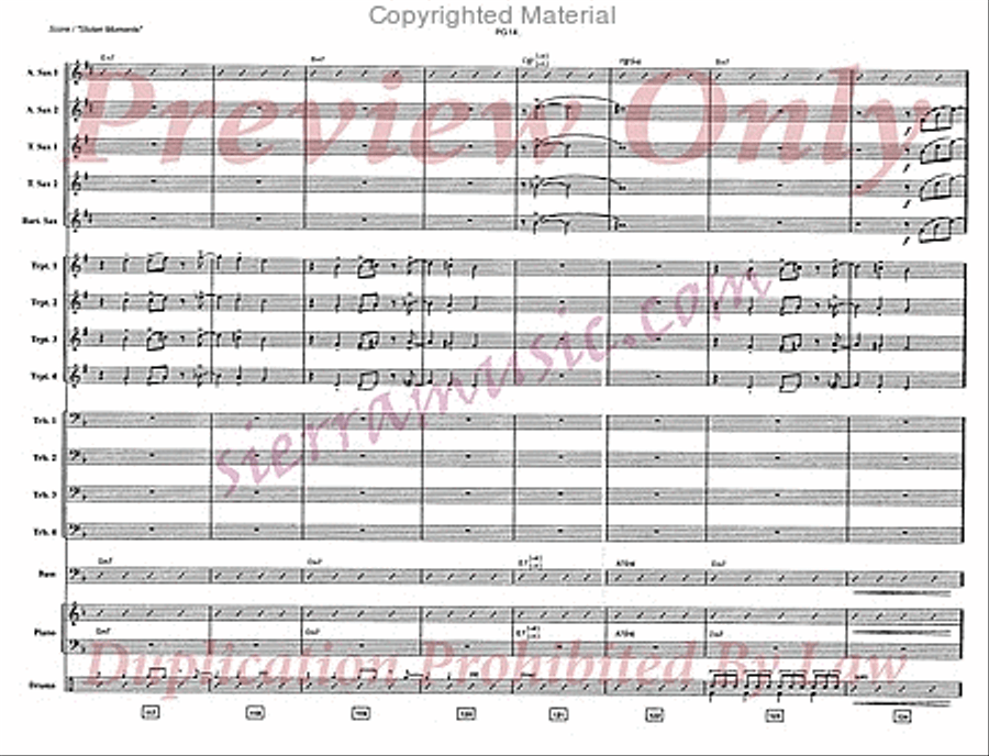 Stolen Moments Big Band scores gallery preview page 15