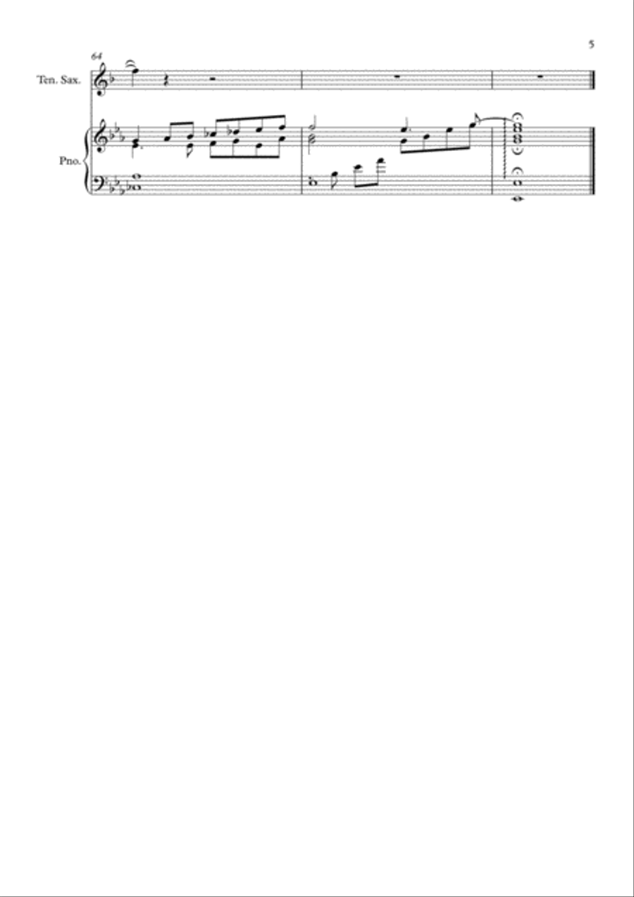 All In Love Is Fair Tenor Saxophone scores gallery preview page 5
