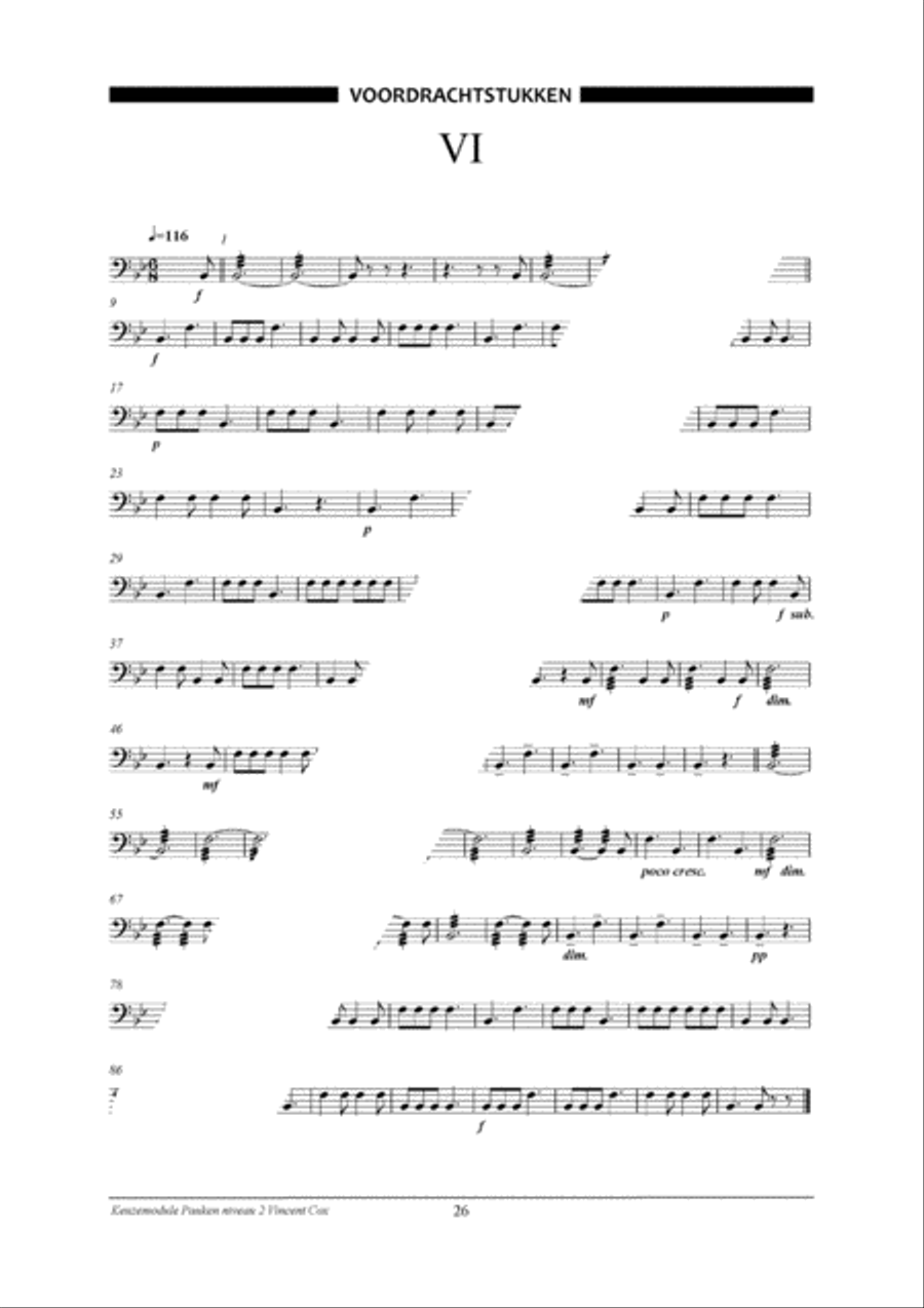 Percussion Modular: Pauken 2 Percussion scores gallery preview page 27