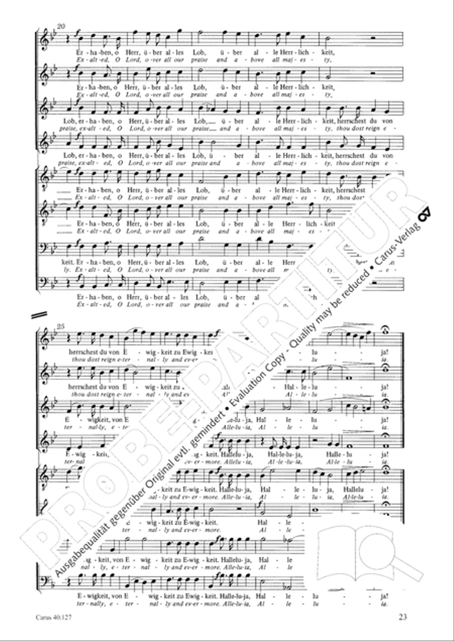 Sechs Spruche zum Kirchenjahr op. 79 Score scores gallery preview page 24
