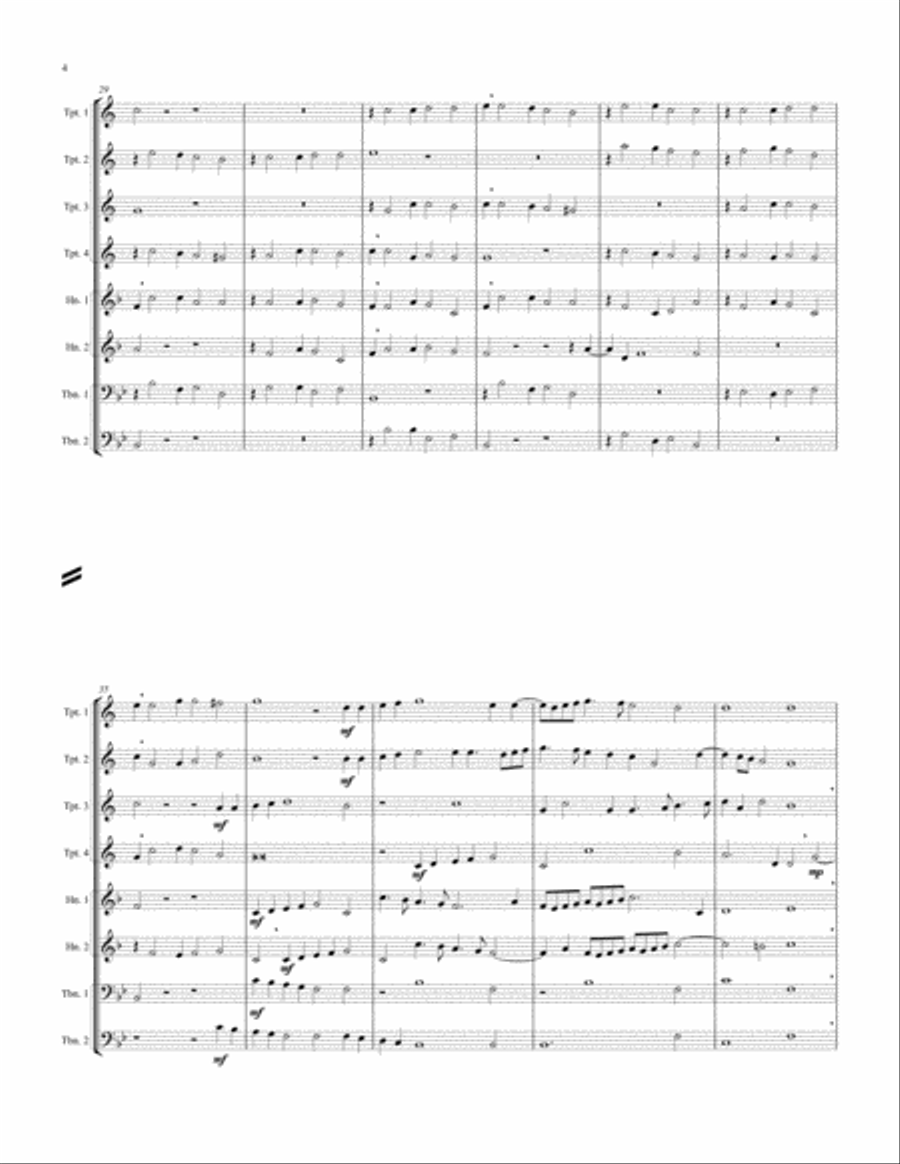 Jubilate Deo - Psalm 99 Chamber Music scores gallery preview page 4