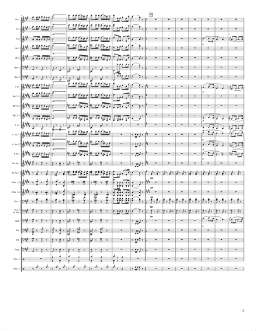 March of Les Toreadores March of Les Toreadores Concert Band scores gallery preview page 5