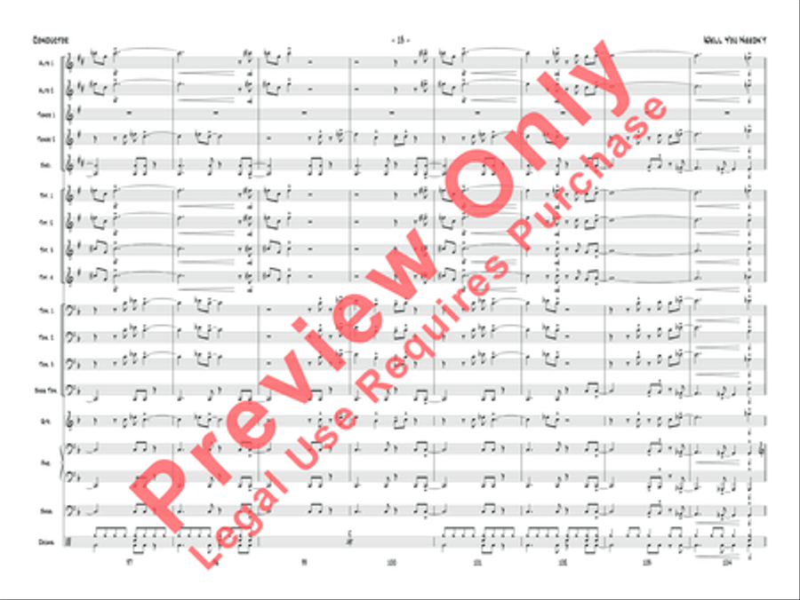 Well You Needn't Jazz Ensemble scores gallery preview page 14