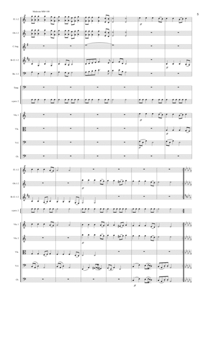 Symphony No 6 in D minor "The Ethnic World" Opus 6 - 3rd Movement (3 of 4) - Score Only