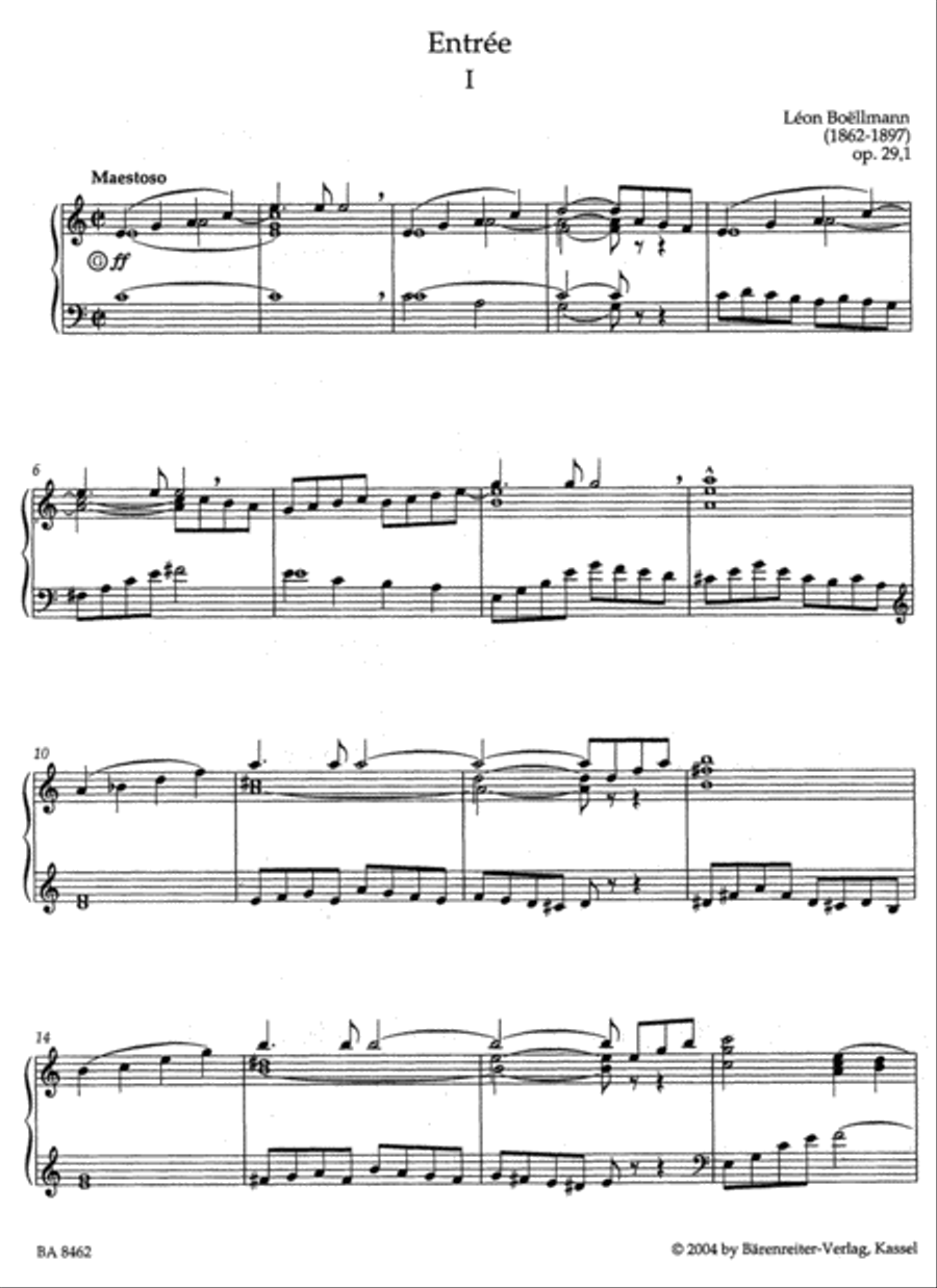 Heures mystiques: Entrées, Offertoires, Offertoire funèbre Organ scores gallery preview page 2