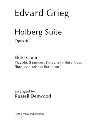 Book cover for Holberg Suite arr. Flute Choir