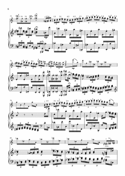 Pokhanovski Variations on a Theme by Paganini arranged for violin and piano image number null