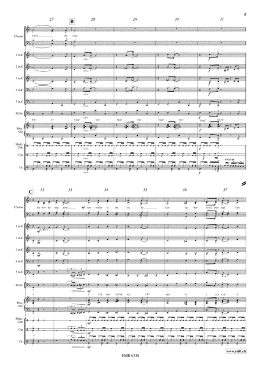Adeste Fideles 4-Part scores gallery preview page 6