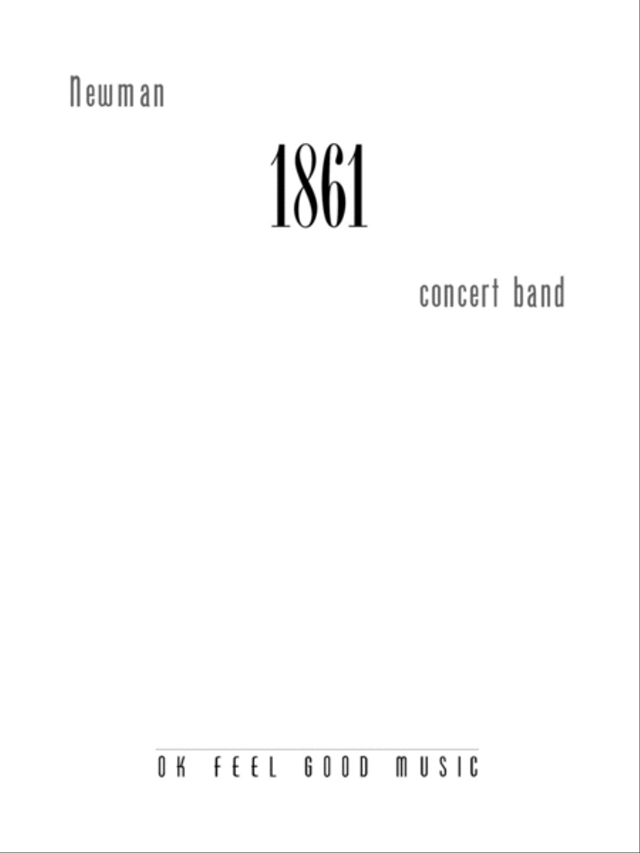 1861 Concert Band scores gallery preview page 1