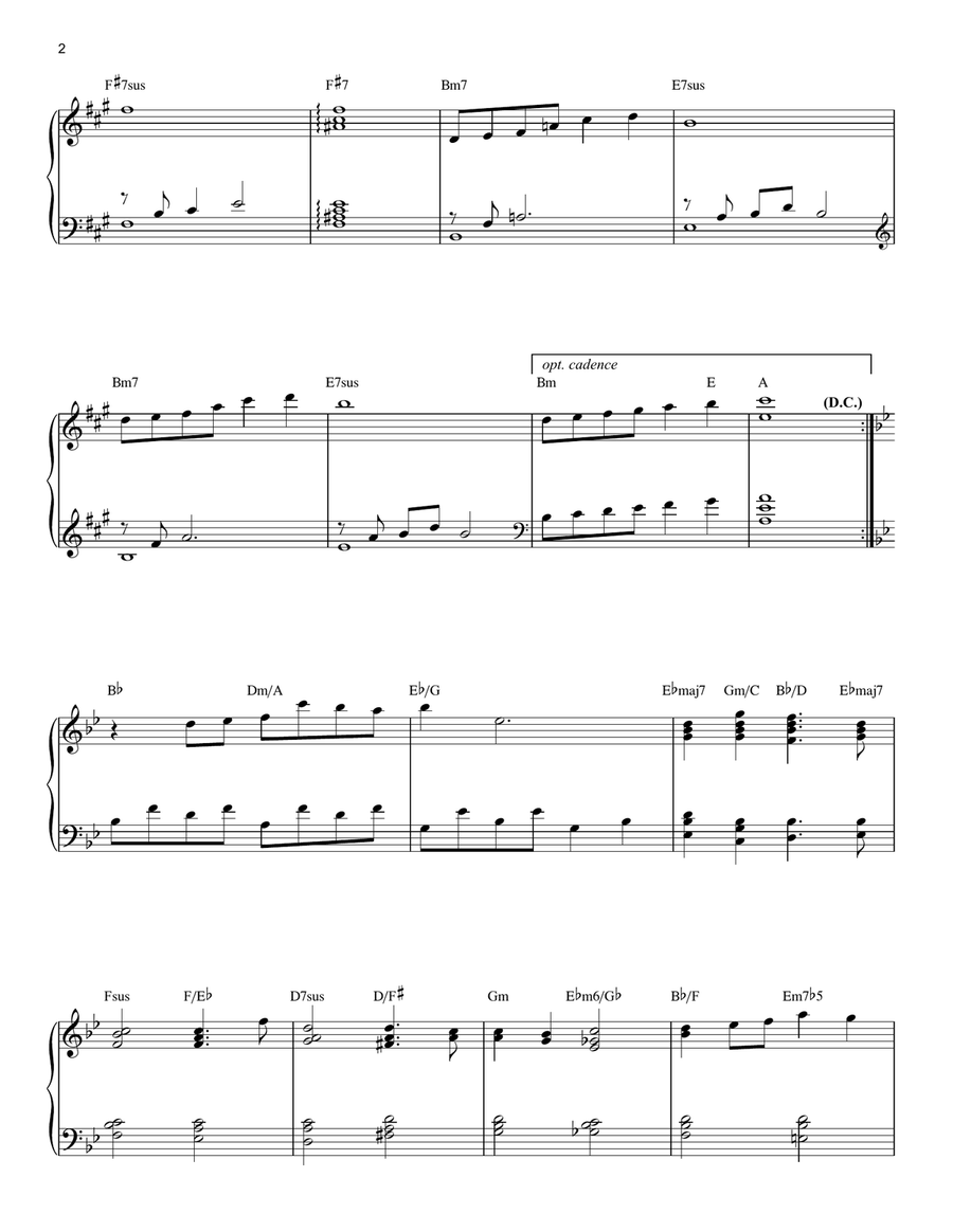 Vision Vision Piano Solo scores gallery preview page 2