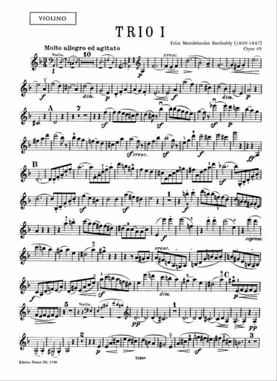 Piano Trios - Complete Piano Trio scores gallery preview page 3